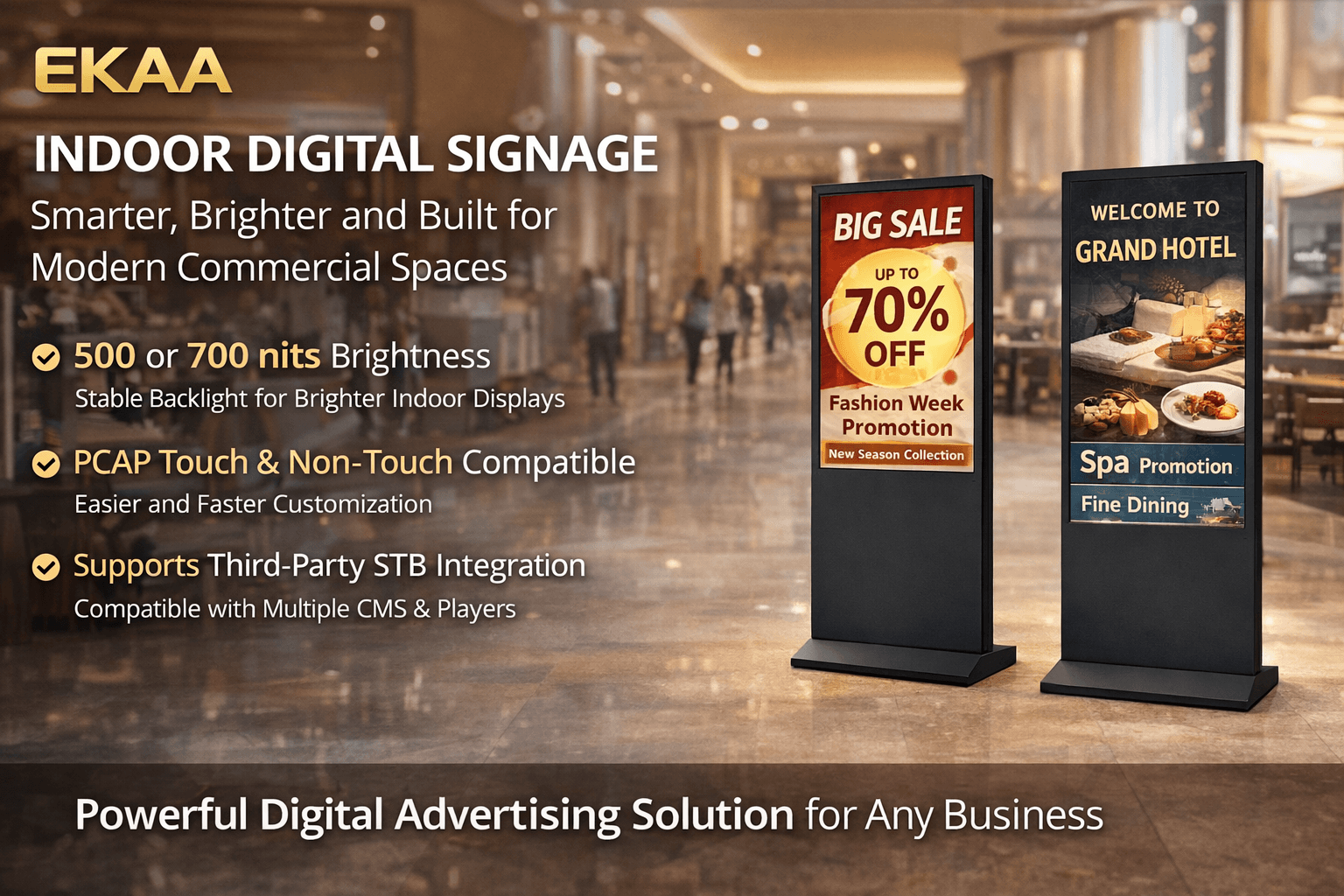 EKAA Indoor Digital Signage